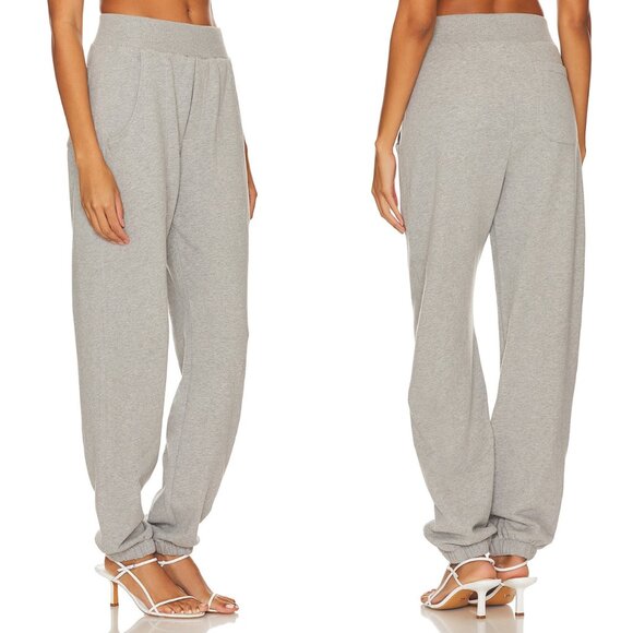 GRLFRND Pants - GRLFRND NEW The Curve Gray French Terry Athleisure Jogger Sweatpants Size M